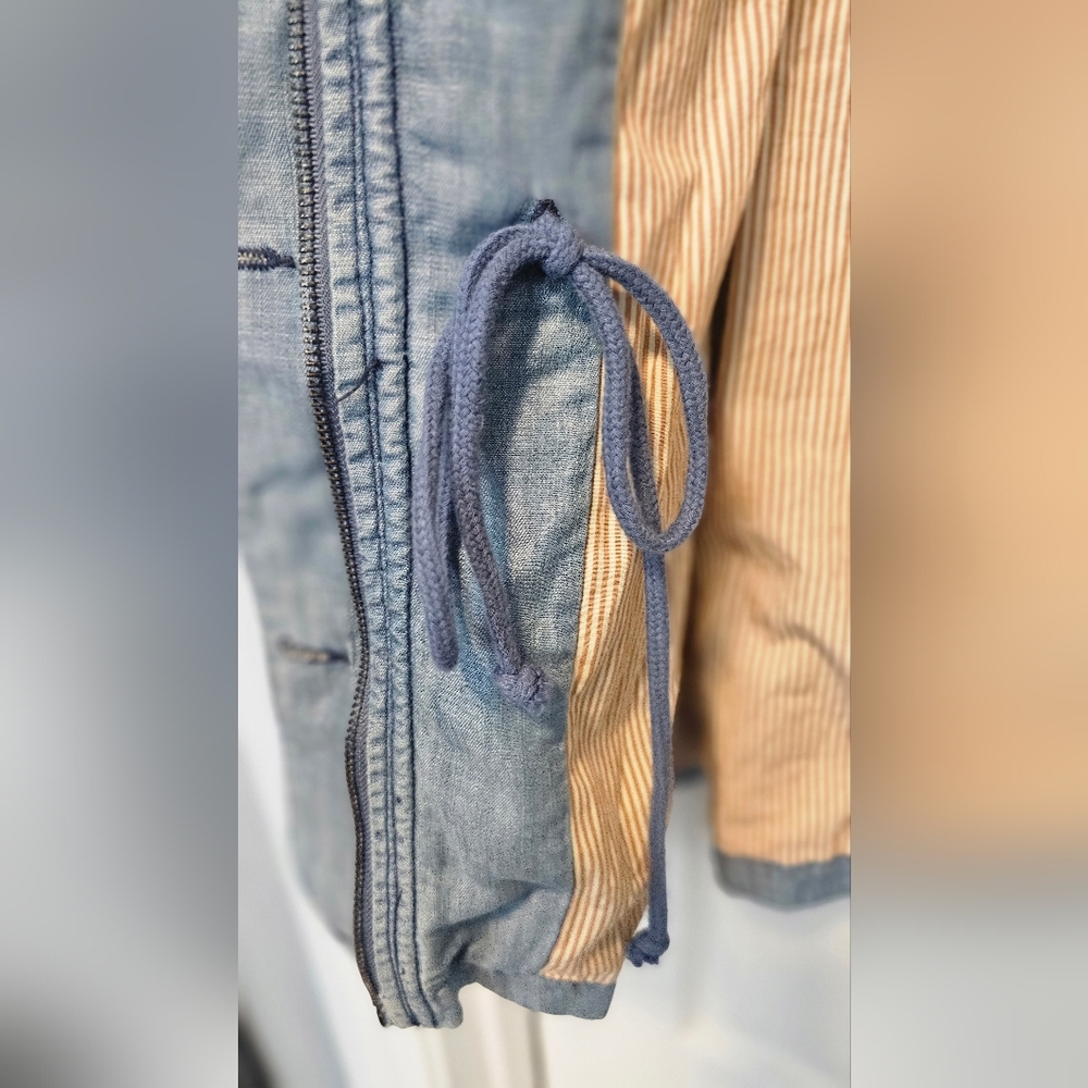 Anthropologie Marrakech Chambray Anorak Utility Jacket. Size Small - Picture 10 of 14